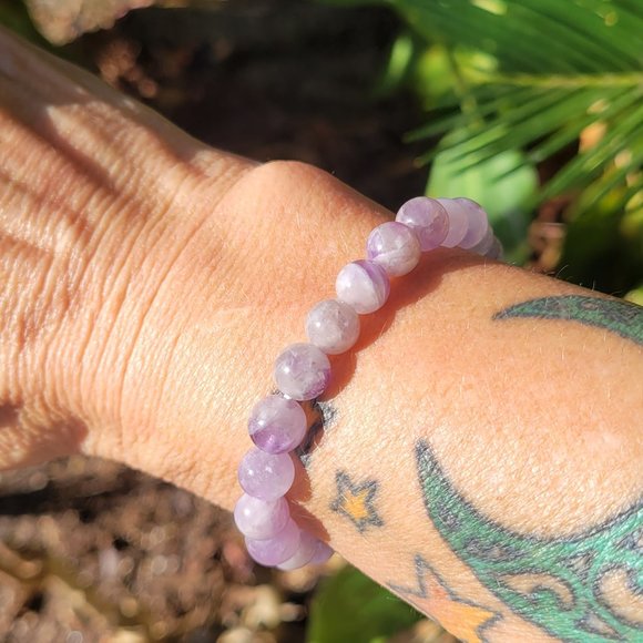 Amethyst Gemstone Charm Bracelet - Picture 2 of 4